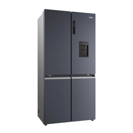 Haier HCR5919EHMB 90cm Frost Free American Fridge Freezer - Brushed Black