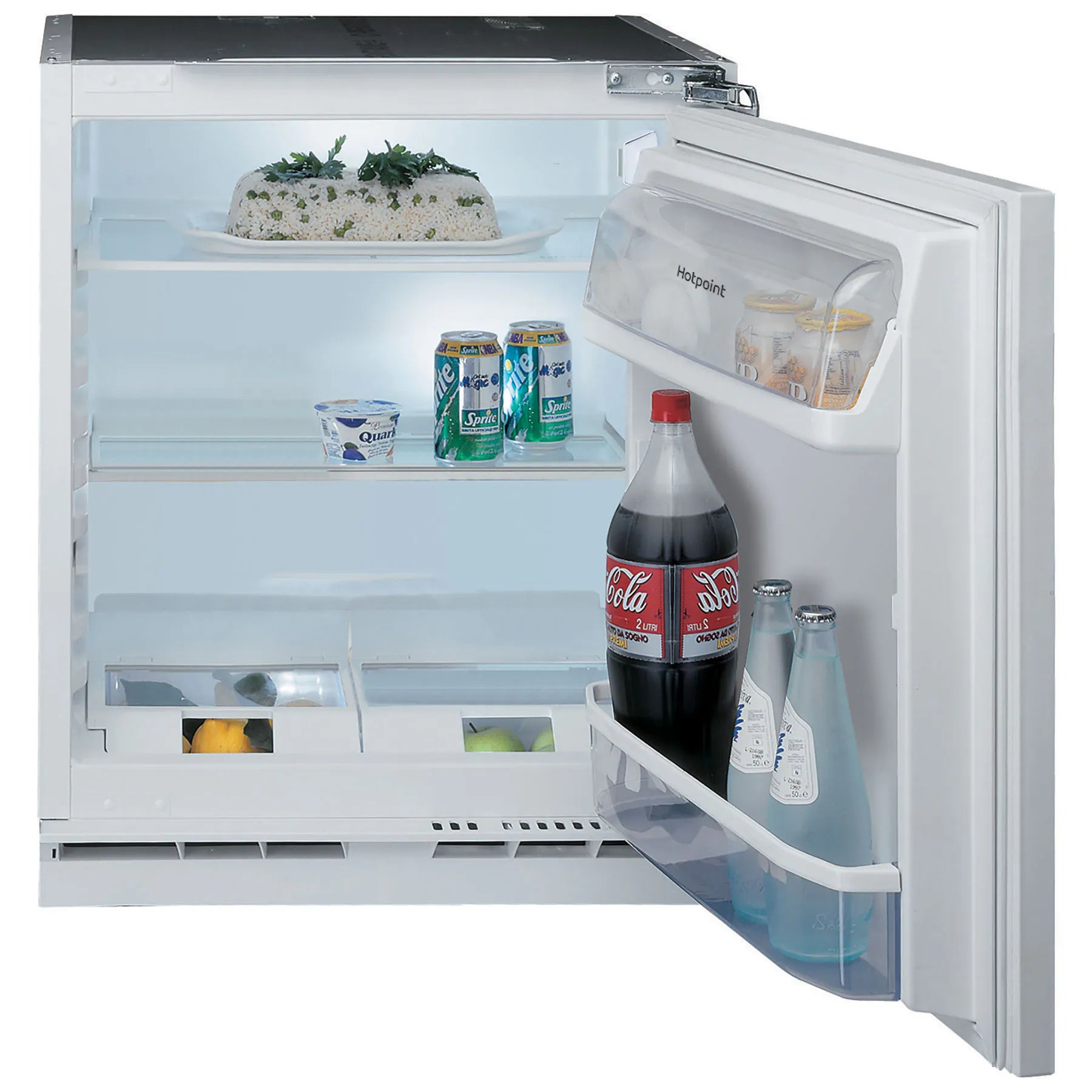 Hotpoint undercounter integrated fridge