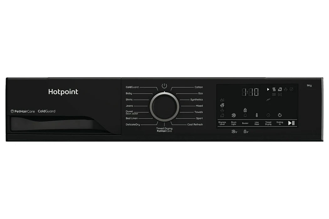 Hotpoint HHDD90BBIRE Black 9KG Heatpump Dryer **WORKS IN GARAGE**