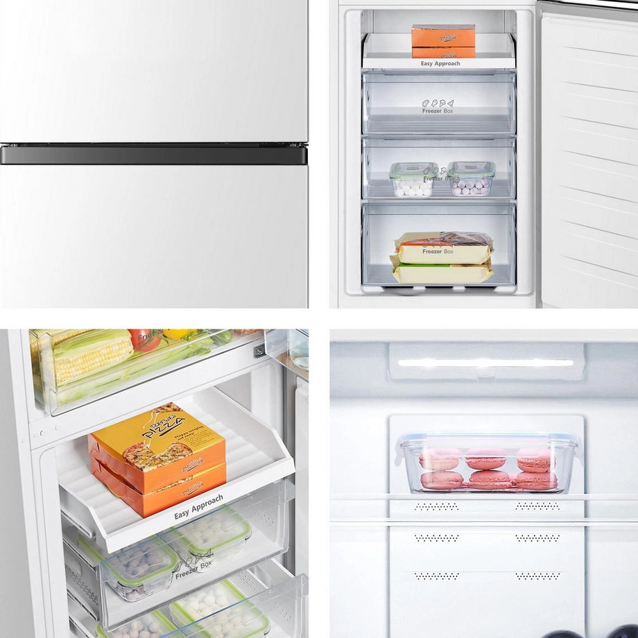 Hisense RB327N4BWE 55cm 50/50 Frost Free Fridge Freezer - White