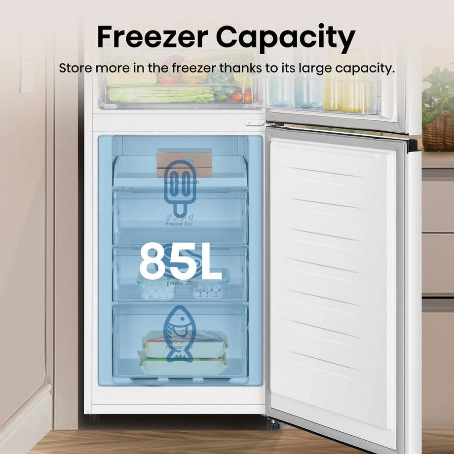 Hisense RB327N4BWE 55cm 50/50 Frost Free Fridge Freezer - White