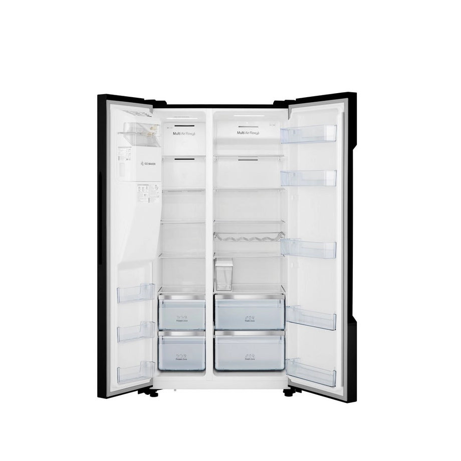 Hisense RS694N4TBE American Fridge Freezer - Black