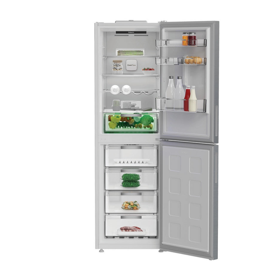 Hotpoint HPKF6353XP4UK 50/50 No Frost Fridge Freezer - Pet Inox
