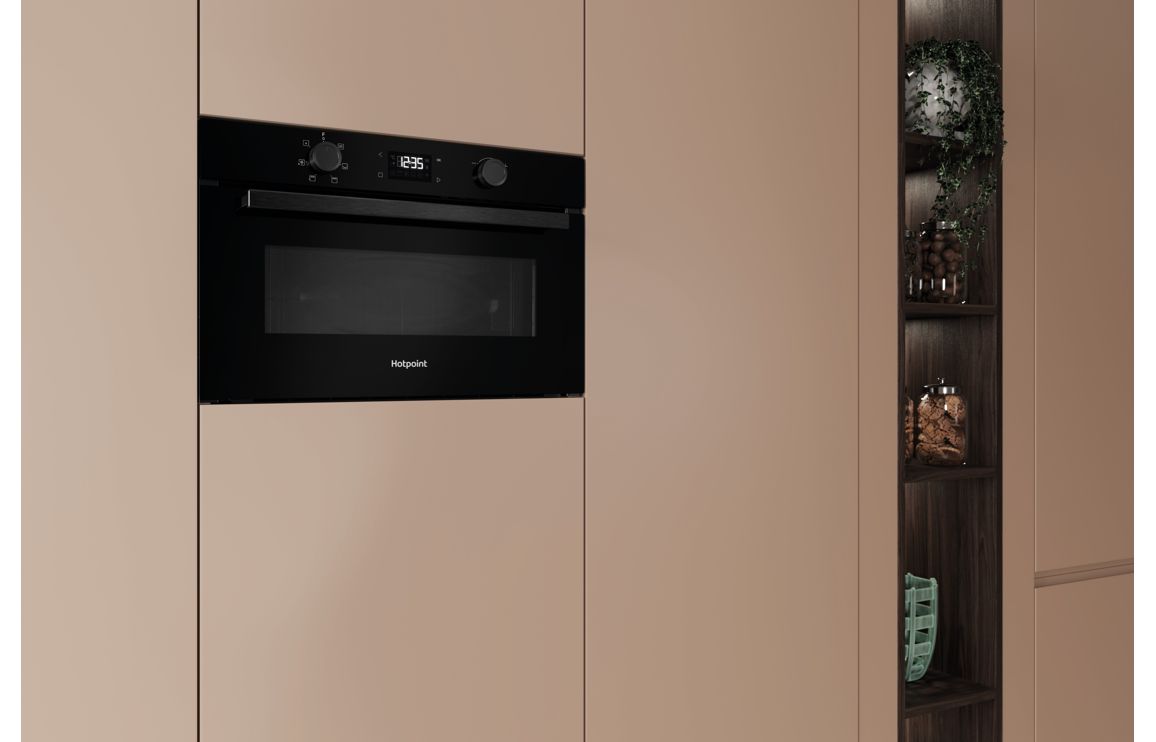 Hotpoint HPD 254CR BUK Built in Combination Oven - Black