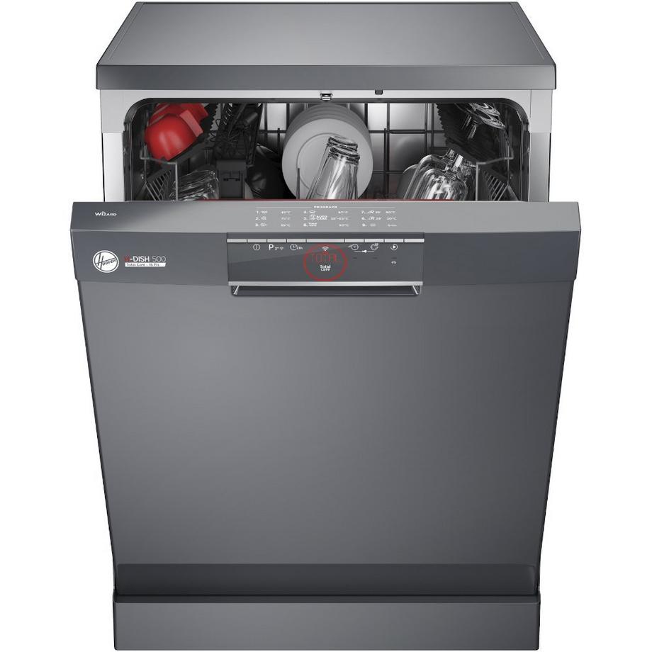 Hoover HF6E3DFA-80 Dishwasher - Anthracite - 16 Place Settings