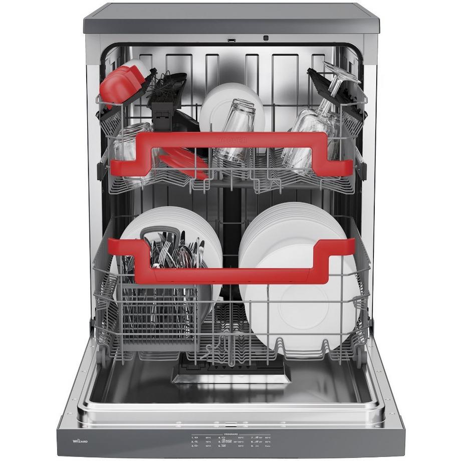 Hoover HF6E3DFA-80 Dishwasher - Anthracite - 16 Place Settings