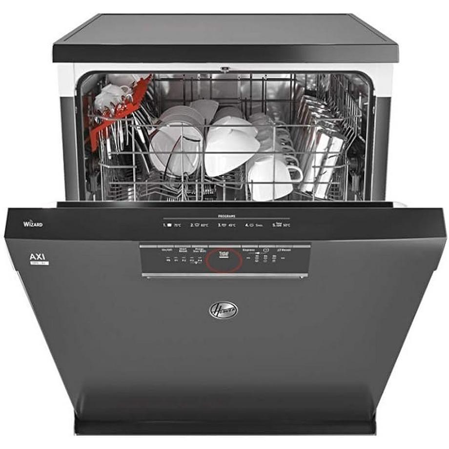 Hoover HSPN1L390PA-80 Dishwasher - Graphite - 13 Place Settings