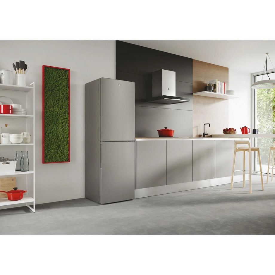 Hoover HVT3CLECKIHS-1 54.5cm 50/50 Low Frost Fridge Freezer - Silver