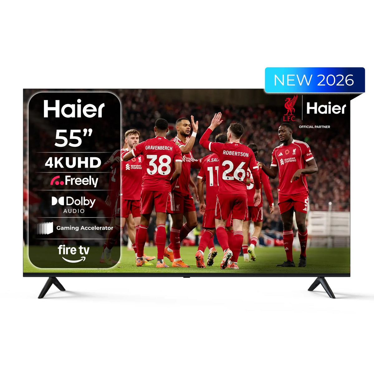 K85 55" 4K LED Smart TV – 120Hz with Fire TV & Freely (H55K85GUF)