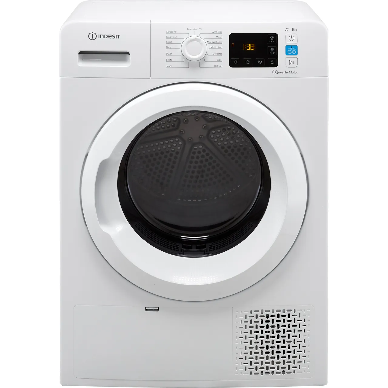 Indesit Push&Go Heat Pump Tumble Dryer - White - 8kg - A++ Rated - YT M11 82 X UK