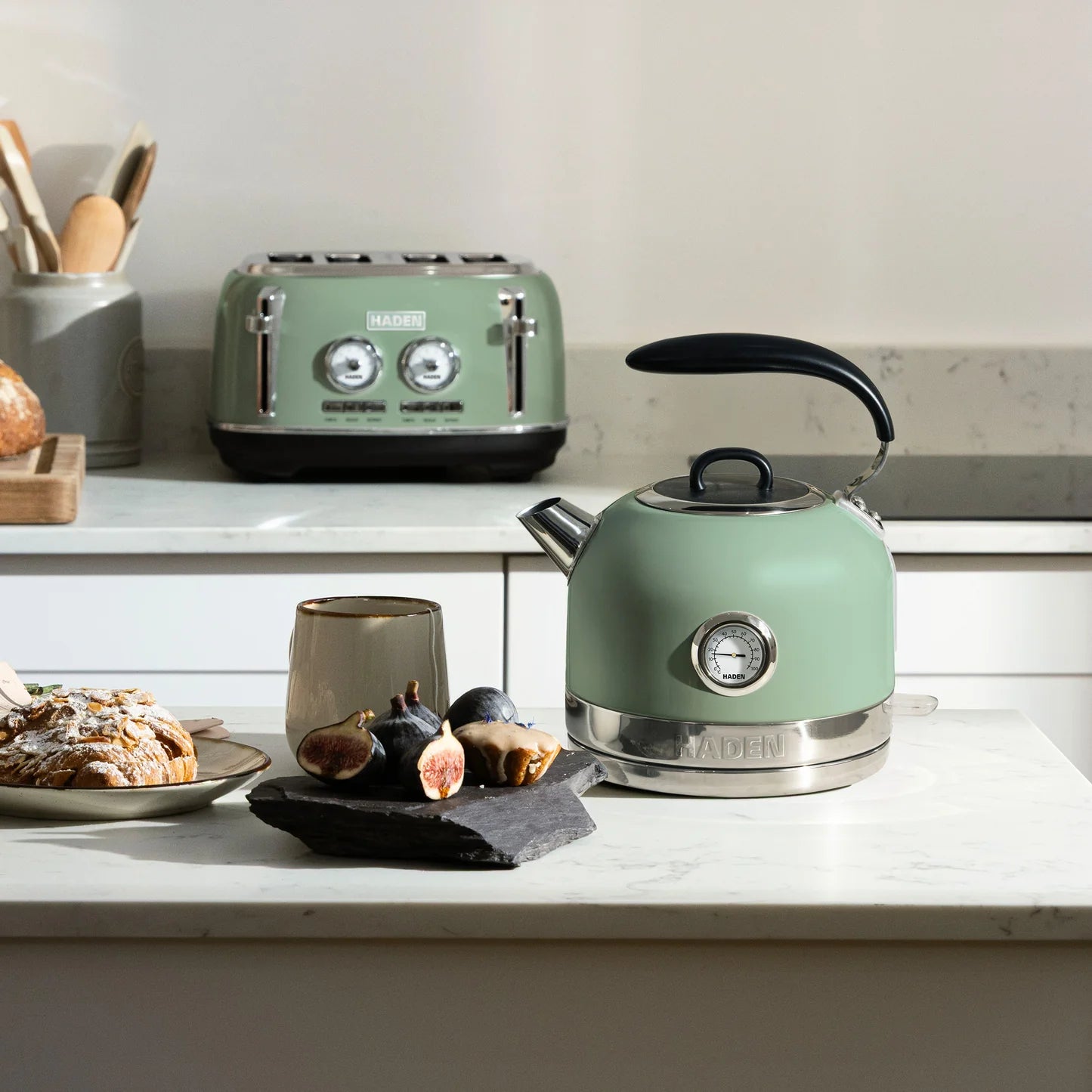 Haden Jersey 4 Slice Toaster - Cedar Green
