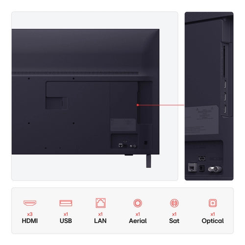 LG 43UA74006LB 43” UHD AI 4K Smart TV