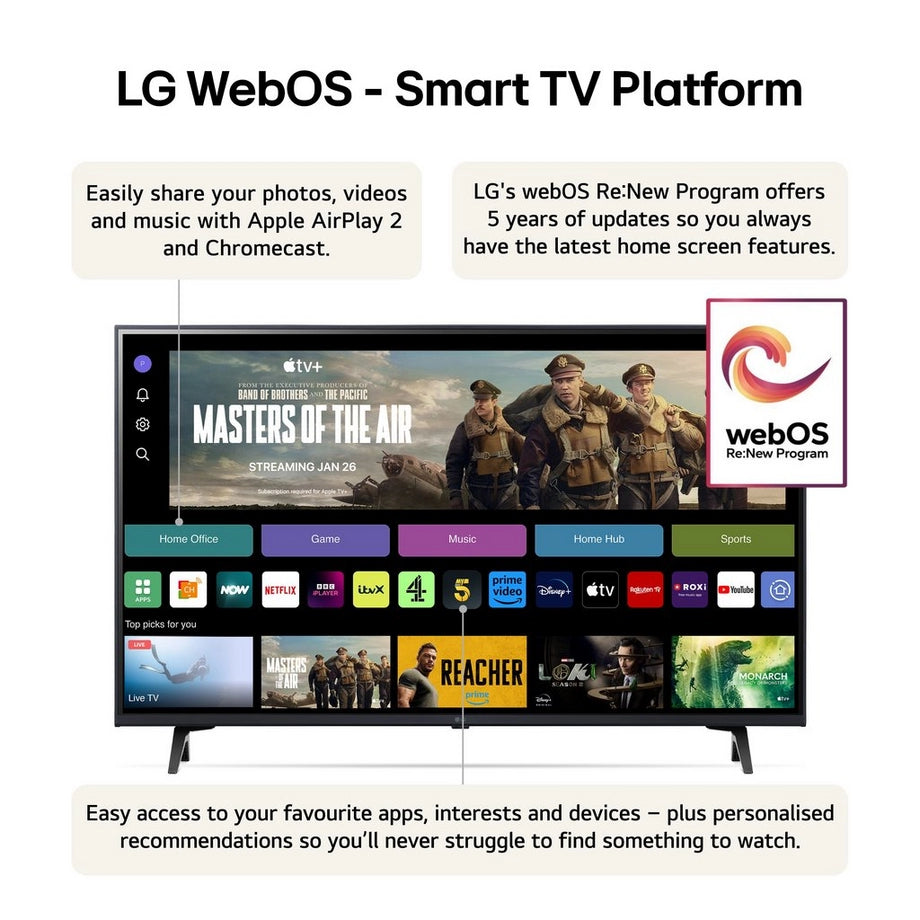 LG 50UT80006LA.AEK 50" 4K LED Smart TV