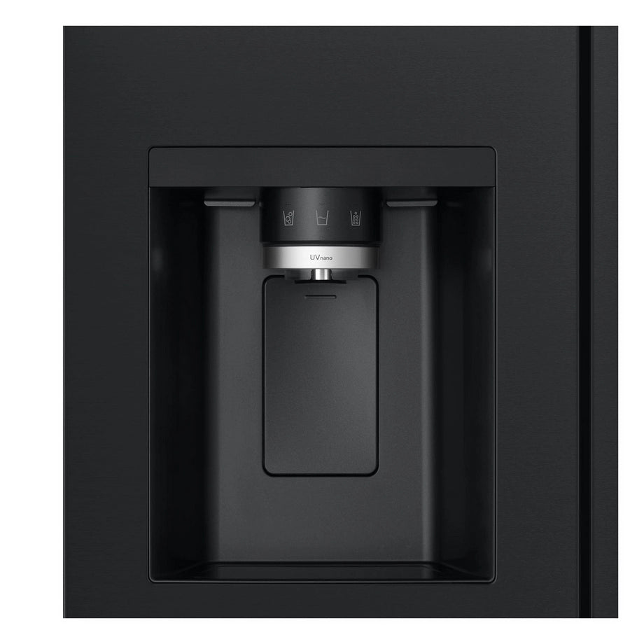 LG GSLE81EPBD NON PLUMBED Total No Frost American Fridge Freezer - Essence Matte Black