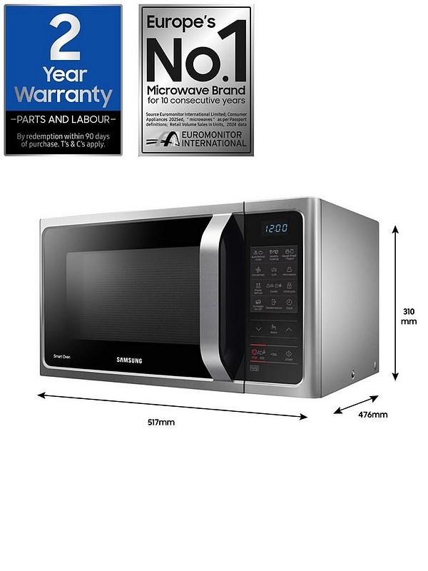 Samsung MC28H5013AS Convection Microwave Oven - Stainless Steel