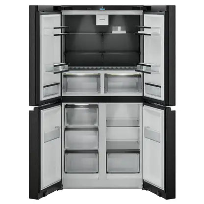Liebherr MBbsdi9024 Frost Free American Fridge Freezer- Black steel