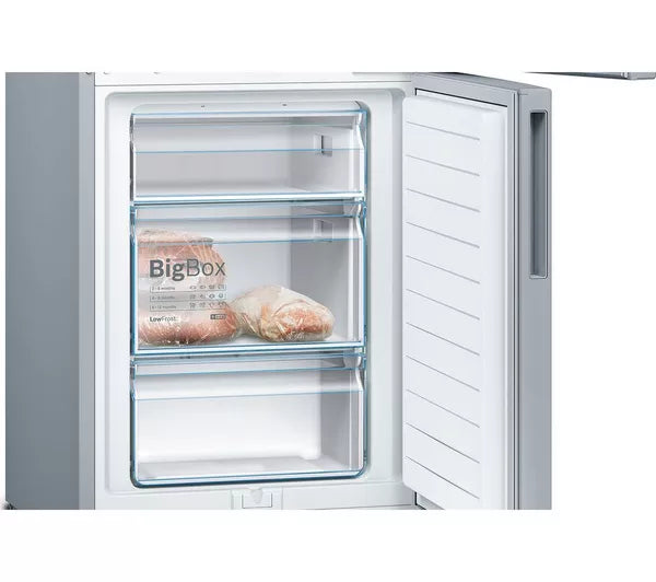 Bosch Series 4 KGV39VLEAG 201cm High 70/30 Fridge Freezer - Stainless Steel - E Rated