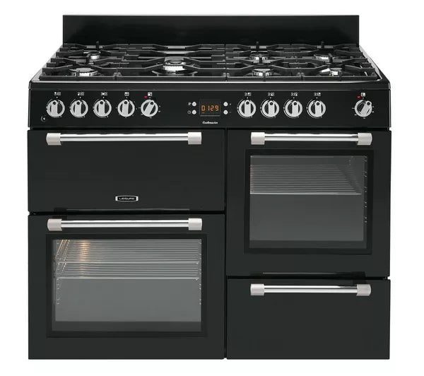 Leisure 110cm Dual Fuel Range Cooker with Seven Gas Burners CK110F232K - Black