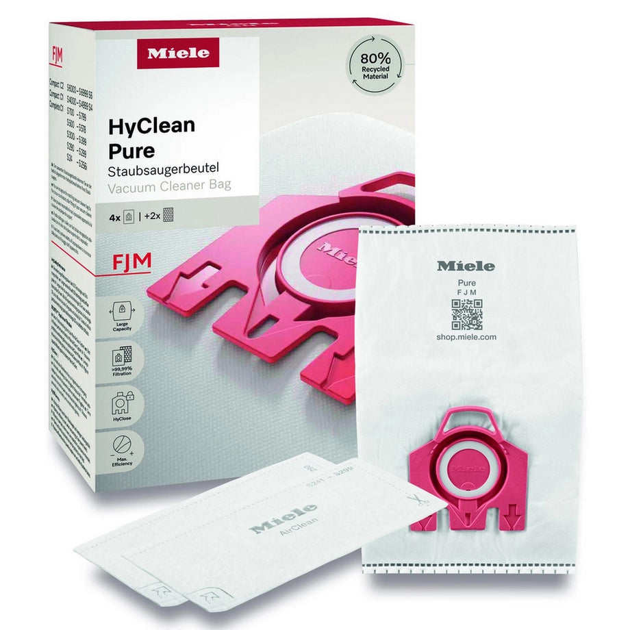 Miele FJMHyCleanPure Vacuum cleaner Bags - 4 Pack