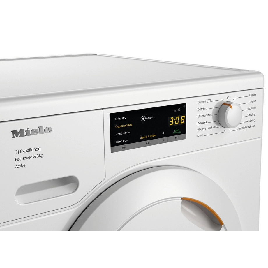 Miele TEA525 8kg Heat Pump Tumble Dryer - White