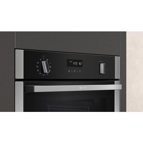 Neff B6ACH7HH0B 59.4cm Built In Electric Single Oven - Stainless Steel