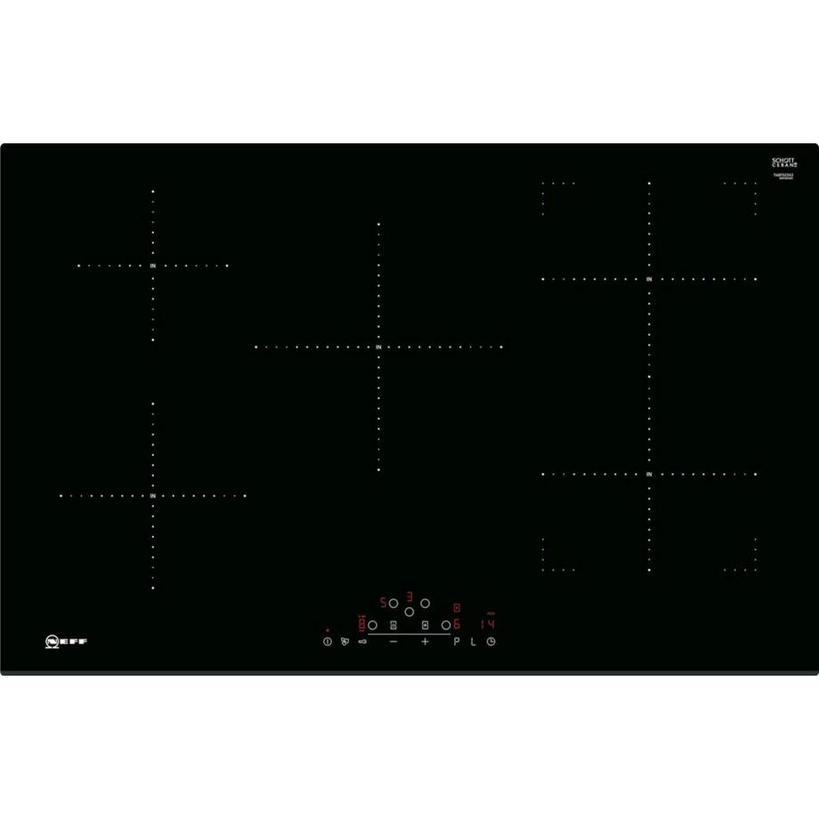 NEFF T48FD23X2 Frameless 80cm Induction Hob with CombiZone - Black