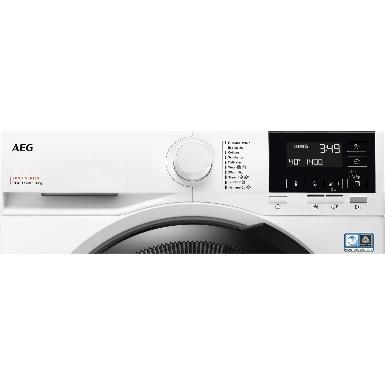 AEG lfr71844b 8kg 1400 spin 7000 series washing machine