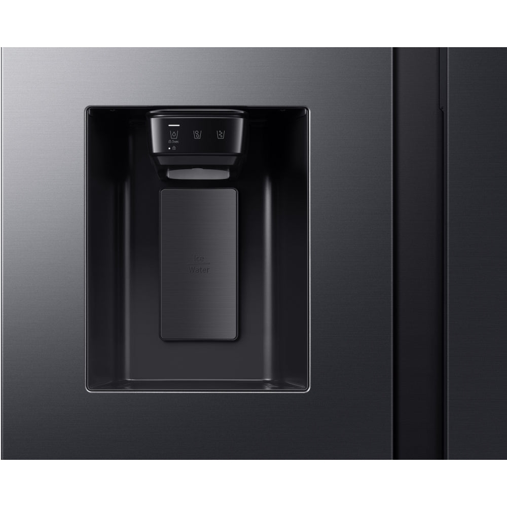 Samsung RS70F66KCFEU 91cm Side by Side American Fridge Freezer - Black