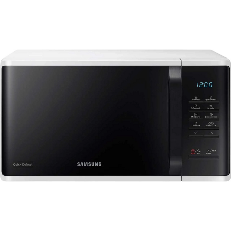 Samsung MS23K3513AW Solo Microwave Oven with Triple Distribution System - White