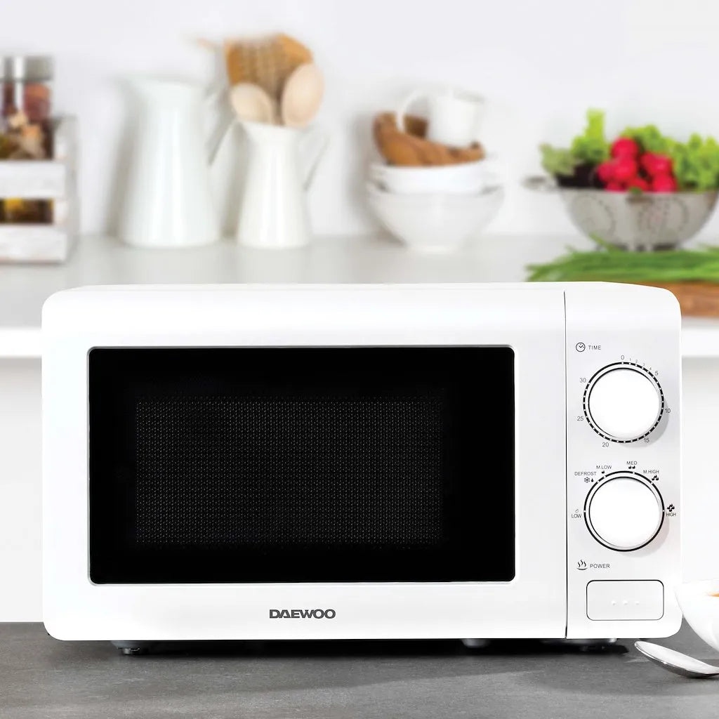 Daewoo SDA2478 20L 800w Manual Microwave - White