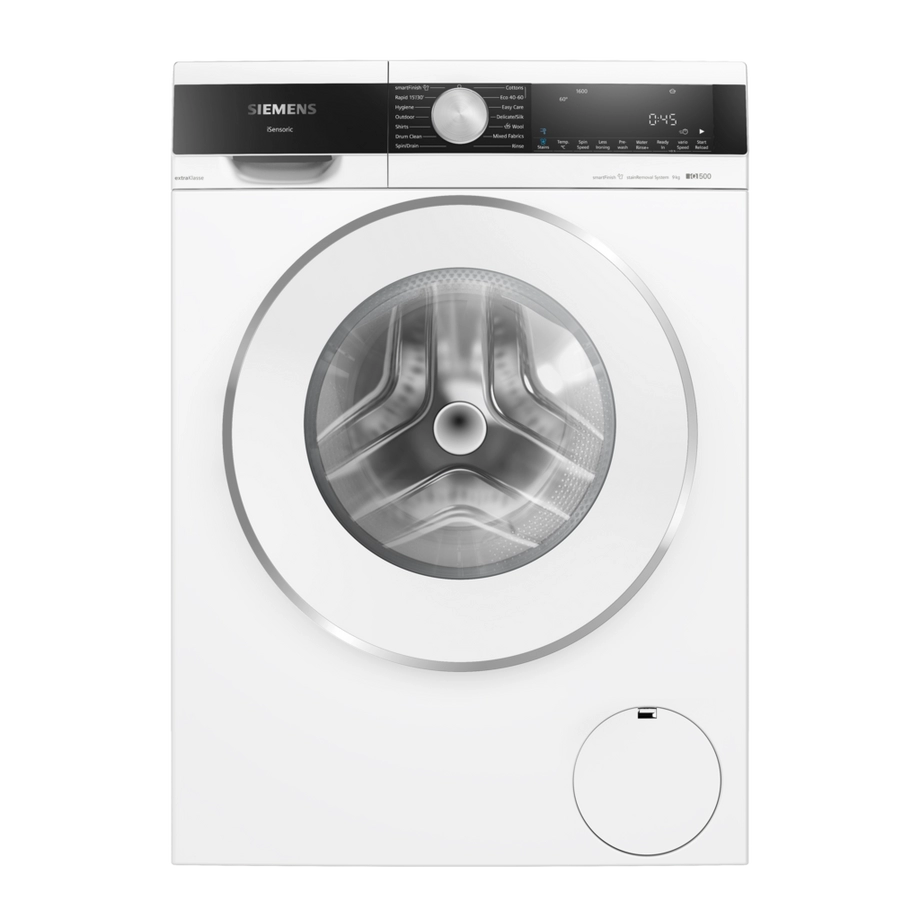 Siemens extraKlasse WG46G2Z2GB 9kg 1600 Spin Washing Machine - White