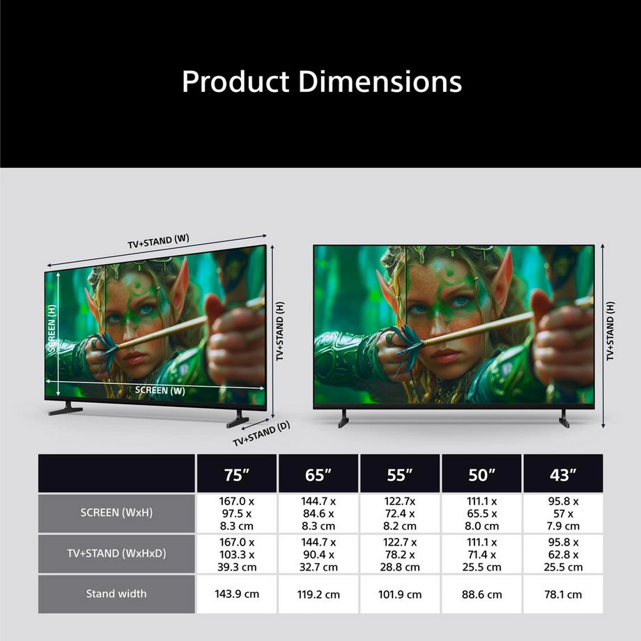 Sony K43S25M2PB.UKA 43" 4K BRAVIA 2 II Direct LED Google TV