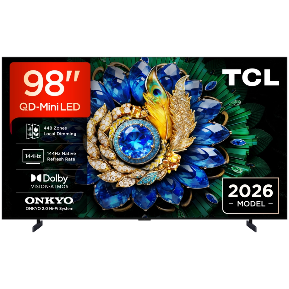 TCL 98A400M-UK 98" QD-MINI LED TV - Black