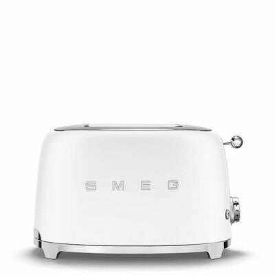 Smeg 50's Style 2 Slice, 2 Slot Toaster  Matte white