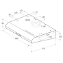 Hotpoint PSLMO 65F LS X Cooker Hood - Stainless Steel