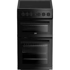 Beko EDVC503B 50cm Electric Double Oven - BLACK