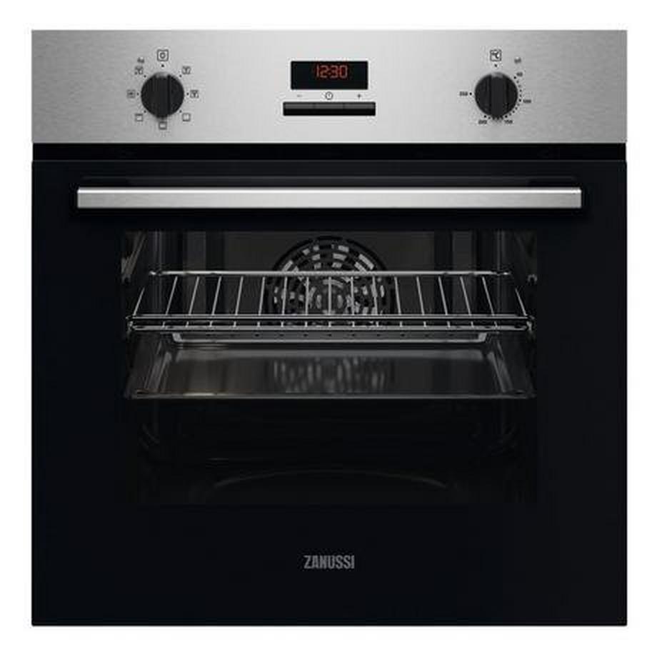 Zanussi ZOHXC2X2 59.4cm Built In Electric Single Oven - Stainless Steel