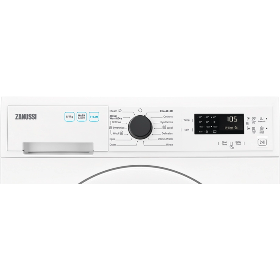 Zanussi ZWD86SB4PW 8kg/4kg 1600 Spin Washer Dryer - White