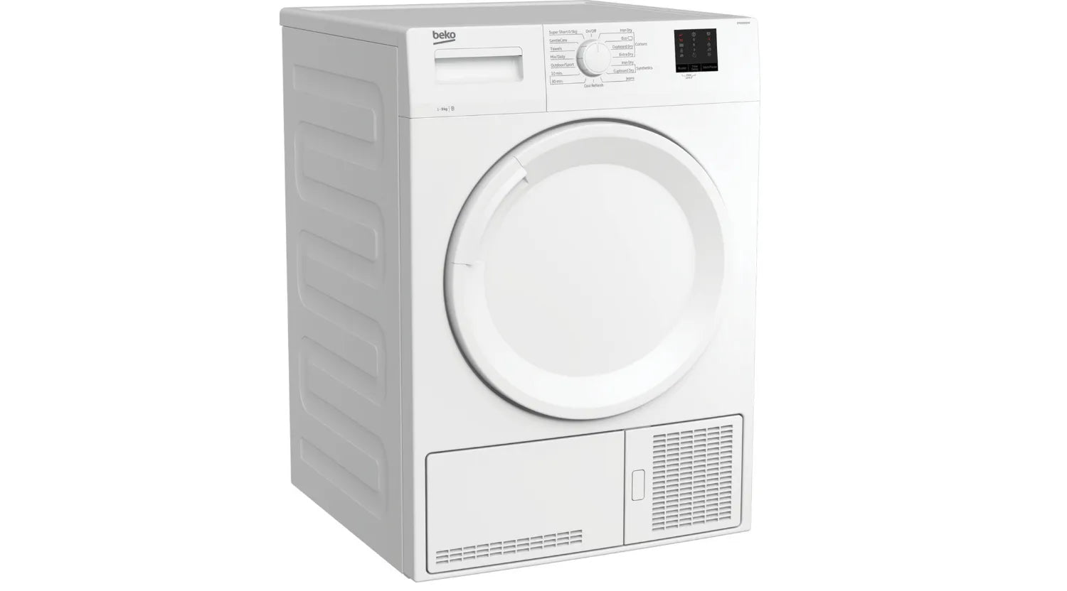 Beko DTKCE90021W 9kg Condenser Dryer in White B Rated Sensor