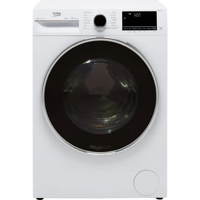 Beko B5W51041W Freestanding 10kg 1400rpm Washing Machine with AquaTech