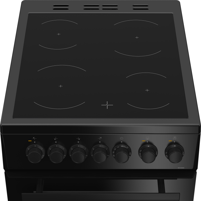 Beko EDVC503B 50cm Electric Double Oven - BLACK