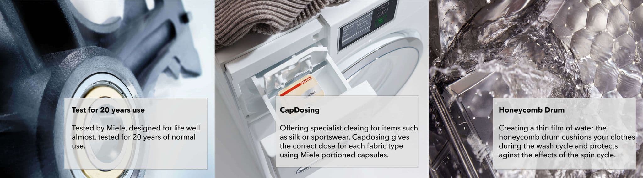 Miele WED665WCS Washing Machine with TwinDos & CapDosing