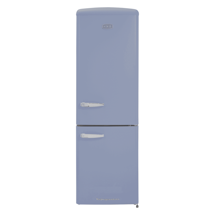 CDA Florence sea holly 60cm Retro Frost Free Fridge Freezer - D Rated