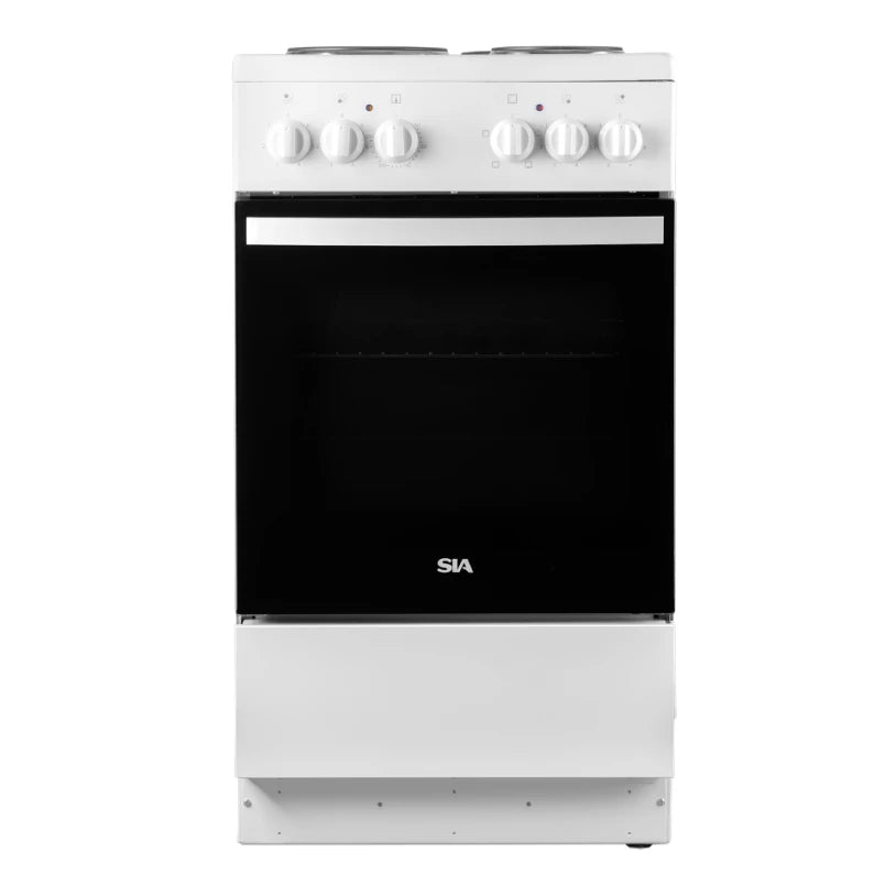SIA ESXB50W 50cm Freestanding Electric Cooker – White