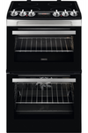 Zanussi ZCV46250XA 55cm Double Oven Electric Cooker With Ceramic Hob - stainless