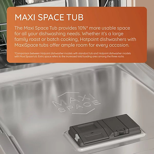 Hotpoint H7IC16M6 UK  MaxiSpace Integrated Full Size Dishwasher