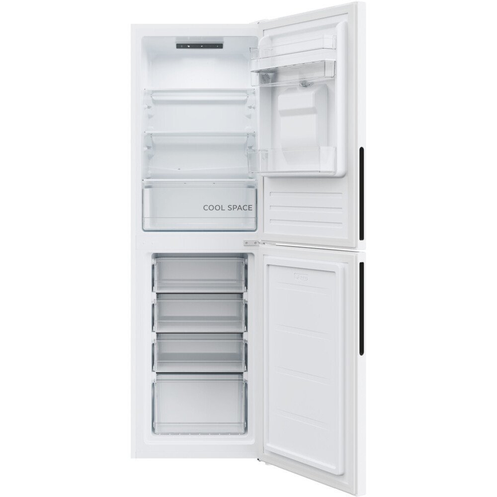 Hoover HV3CT175WKW 54.5cm Static Fridge Freezer with drinks dispenser - White