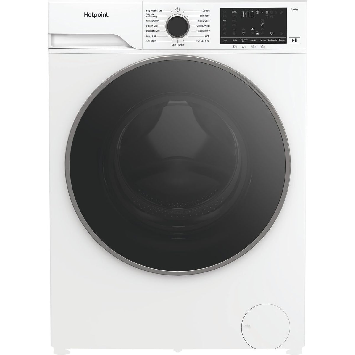 Hotpoint HBD8680ANTISTAINUK Anti-Stain Washer Dryer – 8kg Wash / 6kg Dry