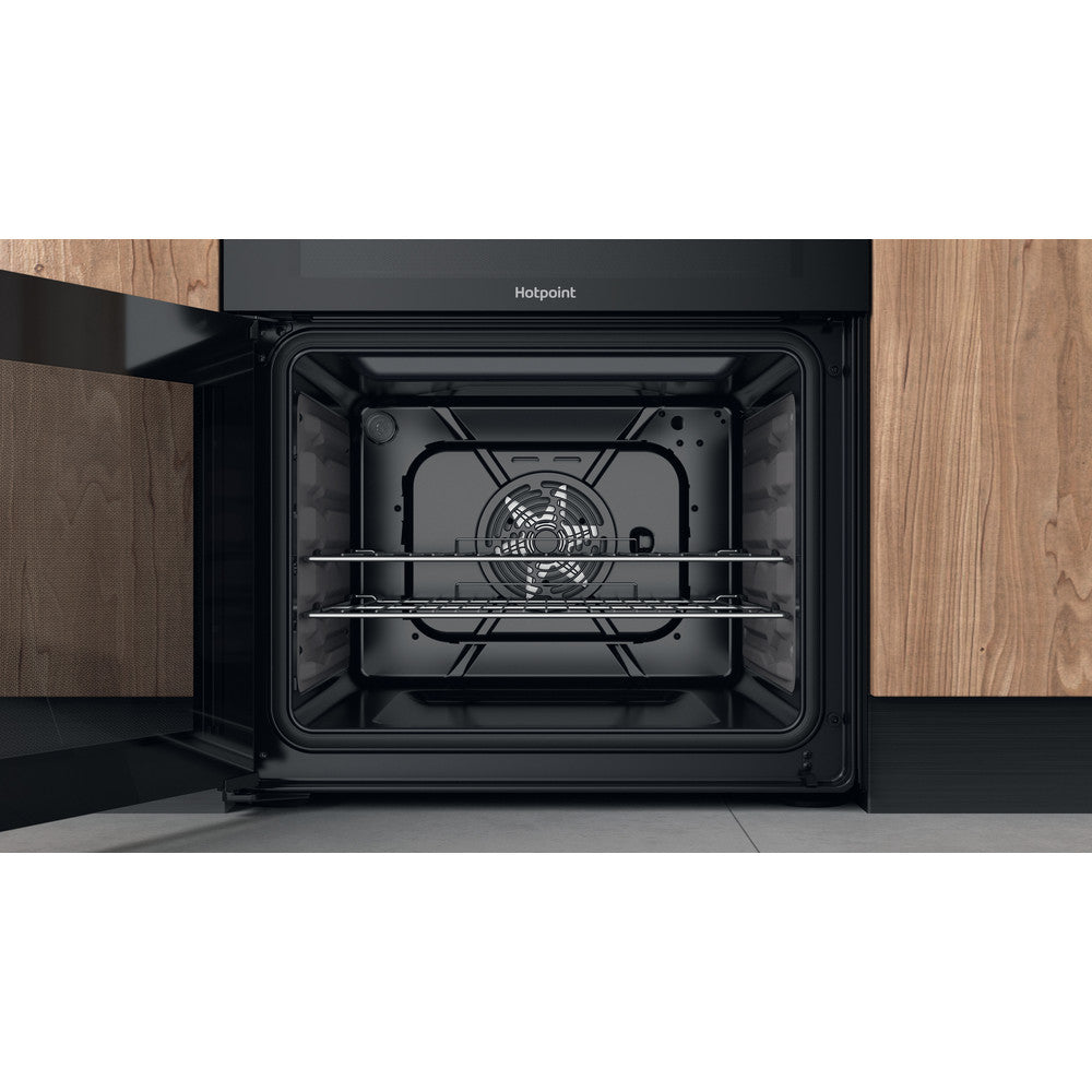 Hotpoint HDM67V92HCB/U Electric Double Cooker - Black