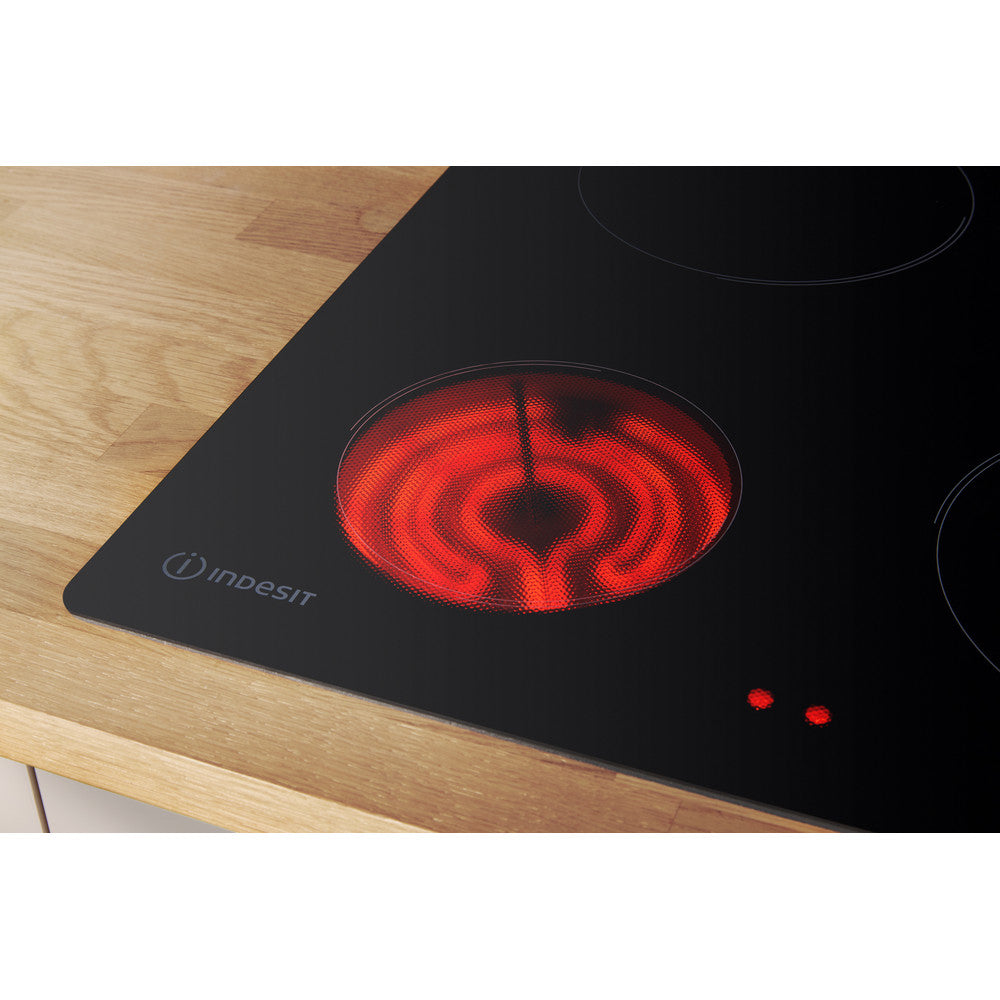 Indesit 60cm wide knob control ceramic hob -ri860c